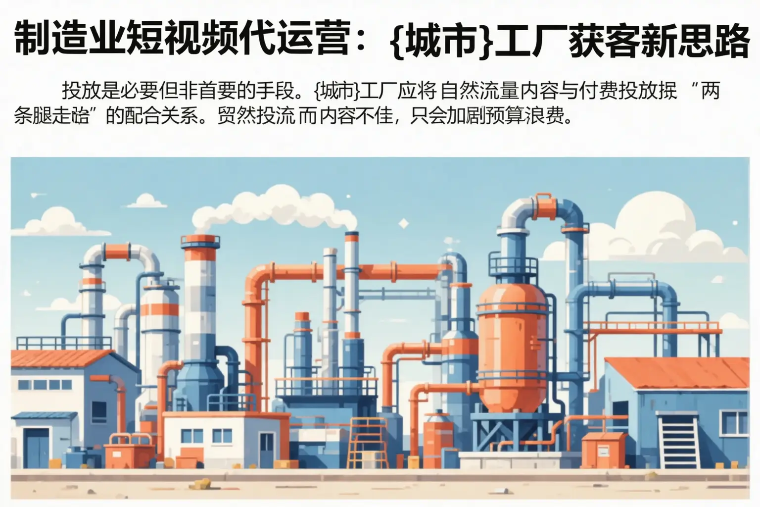 制造业短视频代运营:邳州工厂获客新思路